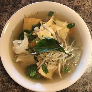 Vegetable pho 🌱 at Pho Tin Tin in Nanaimo