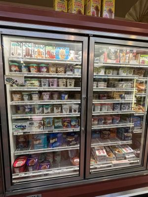 Lots of non-dairy ice cream  at Cornucopia in Carmel