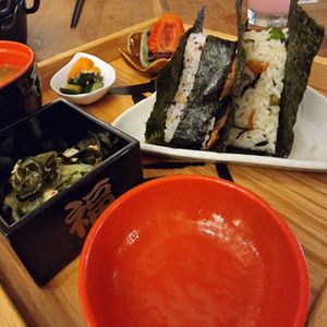 Onigiri Bento Box at Mari's MetchaMatcha Wasyoku in Vienna