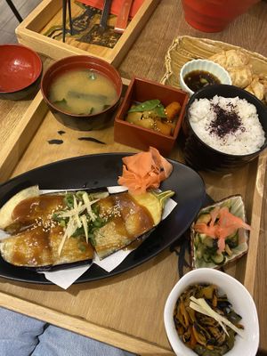 Fried Eggplant Bento  at Mari's MetchaMatcha Wasyoku in Vienna