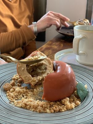Apple cake  at Coco Cuina Viva in Cadaques