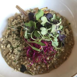 Risotto de trigo sarraceno   at Coco Cuina Viva in Cadaques