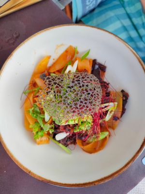 Pasta picante at Coco Cuina Viva in Cadaques