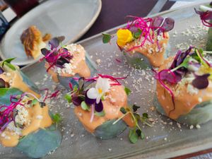 Explosión de sabores aquí. Brutal at Coco Cuina Viva in Cadaques