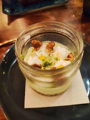 Lemon pie at Coco Cuina Viva in Cadaques