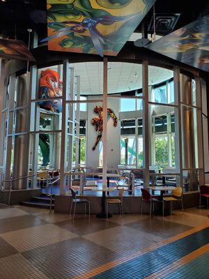 Seating at Universal Studios - Captain America Diner in Orlando