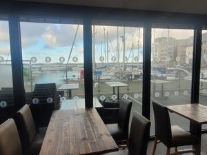 Outdoor Seating #Veganuary at Galeri Café Bar in Caernarfon