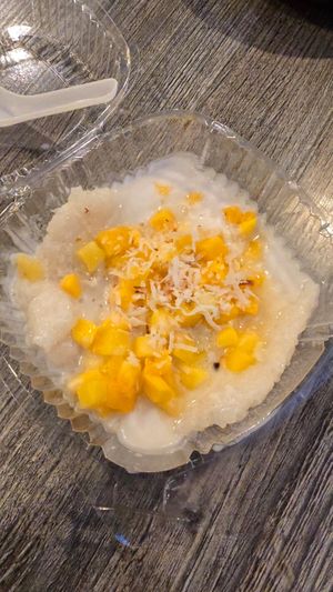 Mango sweet rice at I Heart Banh Mi  in Hemet