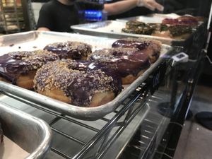 What a beautiful selection.   at Donatsu in Los Angeles