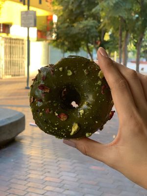 This became one of my favorite doughnuts!  at Donatsu in Los Angeles