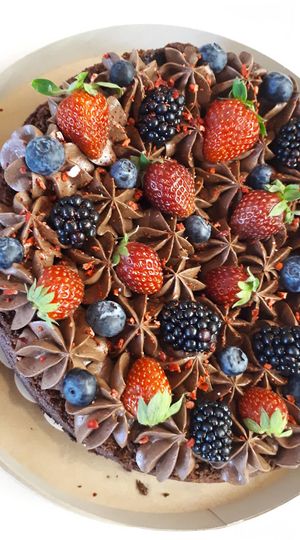 Chocolate - cherry cake  at SIA Putni in Jelgava