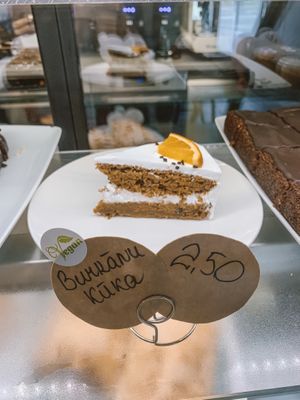Carrot cake at SIA Putni in Jelgava