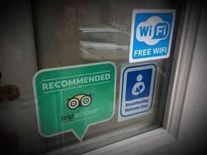 Stickers  at Pixie Bakes Cakery and Coffee Shop in Tintwistle