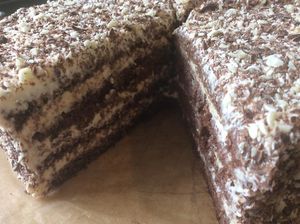 Tirimasu cake  at Pixie Bakes Cakery and Coffee Shop in Tintwistle