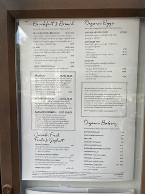 Menu   at Le Pain Quotidien - East in Amsterdam