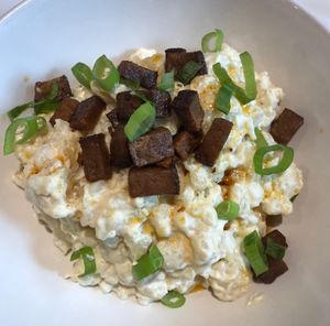 Vegan halusky  at Made with Laf in Bratislava