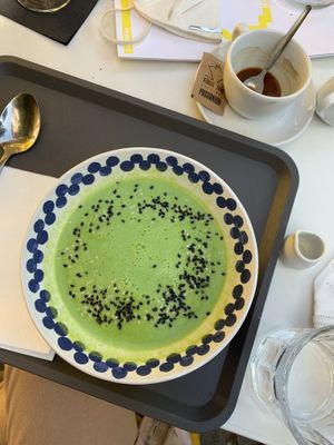 the best and beloved raw pea cream at Made with Laf in Bratislava