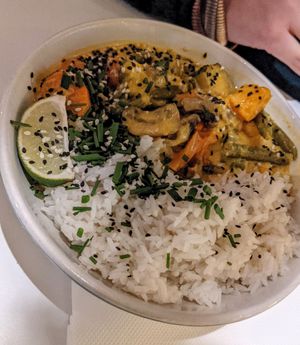 Thai curry at Made with Laf in Bratislava