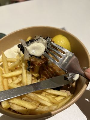 Vegan fish  at Made with Laf in Bratislava