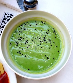 pea soup (cold) at Made with Laf in Bratislava