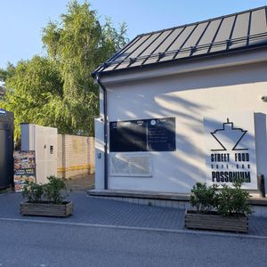 this is the building... around back at Made with Laf in Bratislava