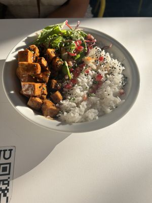 Teriyaki tofu  at Made with Laf in Bratislava