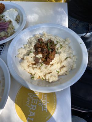 Sheep cheese dumpling   at Made with Laf in Bratislava