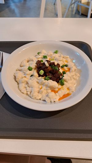 Nebryndzové halušky at Made with Laf in Bratislava