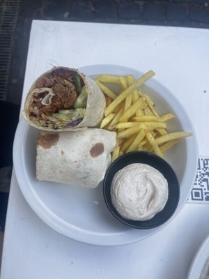 BBQ wrap  at Made with Laf in Bratislava