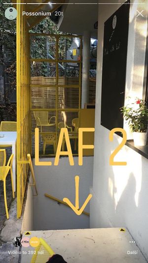 Cosy vegan place in nice Cafe Street Food at Made with Laf in Bratislava