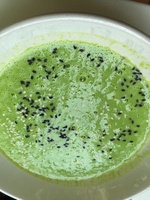 Green peas soup  at Made with Laf in Bratislava