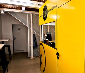 Counter/kitchen booth.  at Made with Laf in Bratislava