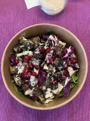 Tahini tempeh at TINK in Ljubljana