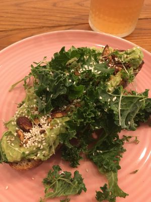 Avocado Toast at TINK in Ljubljana