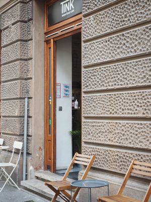 Small and very nice café in the center at TINK in Ljubljana