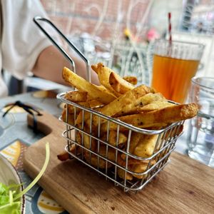 Salt and Pepper Chips (Vegan)  at Woodchats in Chorley