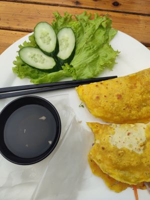 The pancakes at The Little Leaf in Cat Ba