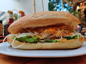 Ban mi at The Little Leaf in Cat Ba