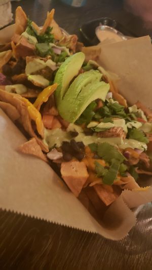 Jackfruit Nachos at Modern Shaman in Whittier