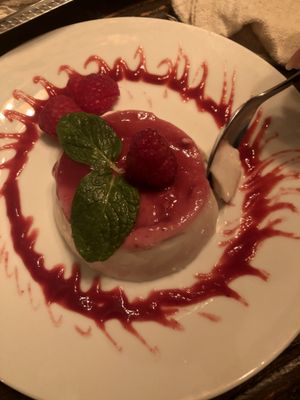 Delicious Panna Cotta at Modern Shaman in Whittier