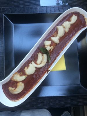 vegane Spinat Canelloni  at Il Caminetto Terra Mia in Linz