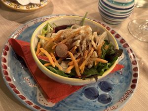 Mixed Salad #Veganuary at Il Caminetto Terra Mia in Linz