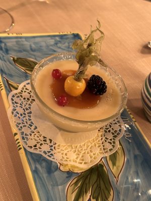 Soja Cotta #Veganuary at Il Caminetto Terra Mia in Linz