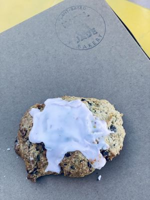 Pistachio Scone  at Hazel & Jade Bakery in San Diego