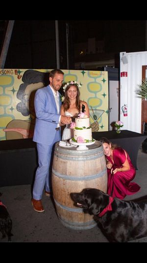 Hazel and Jade created our wedding cake — it was incredible! at Hazel & Jade Bakery in San Diego