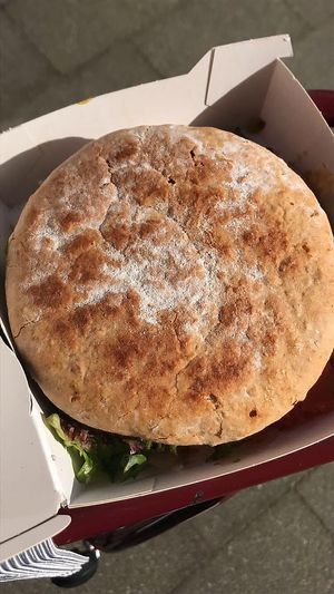 avocado burger at Witte Broodje in Geleen