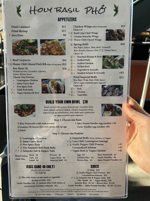   at Holy Basil Pho in Oakland