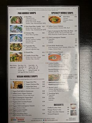 Menu p. 2_5.24.2024 at Holy Basil Pho in Oakland