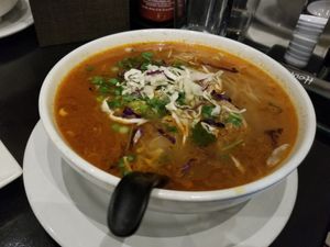 Lemongrass pho with vegan beef at Holy Basil Pho in Oakland