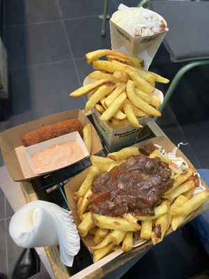 Ingeborg's stoofvlees (vegan)  at Swolsch Friethuys in Zwolle